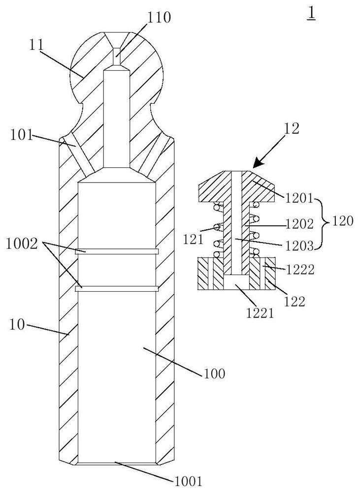 Plunger structure of plunger type hydraulic pump and plunger type hydraulic pump comprising plunger structure