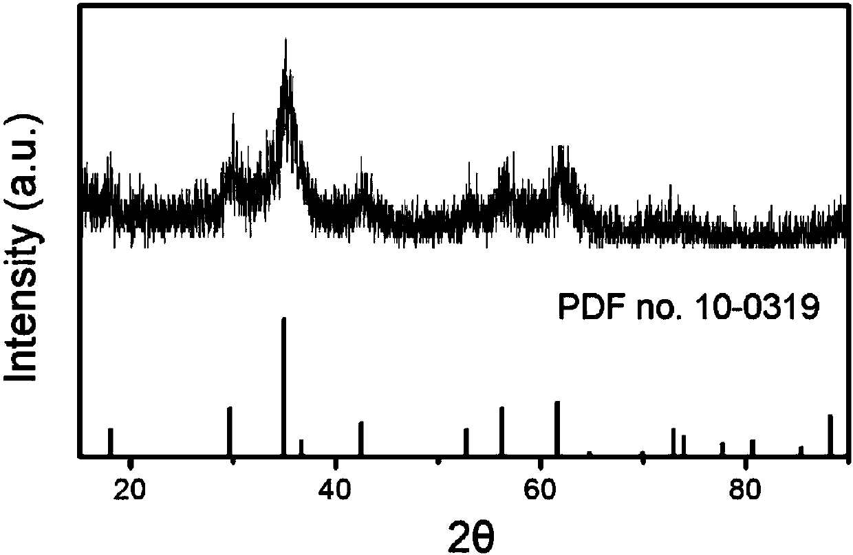 A kind of preparation method of flaky cu9fe9s16 nanometer flower