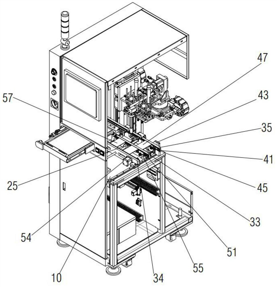 Mechanism for taking and placing PCB products with different heights by rotary mechanical arm