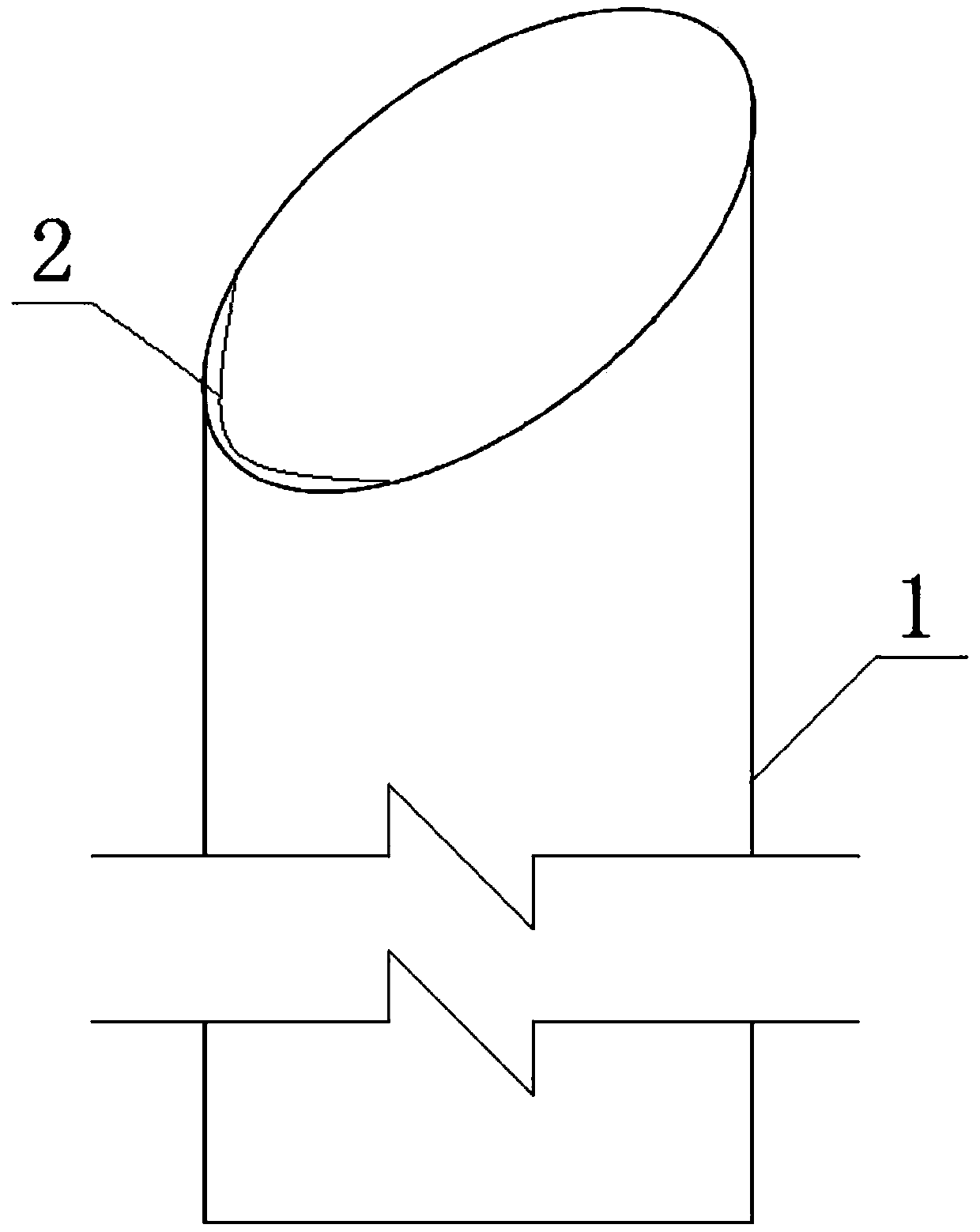 Electric excision biopsy device for sheath of fiberoptic ductoscopy