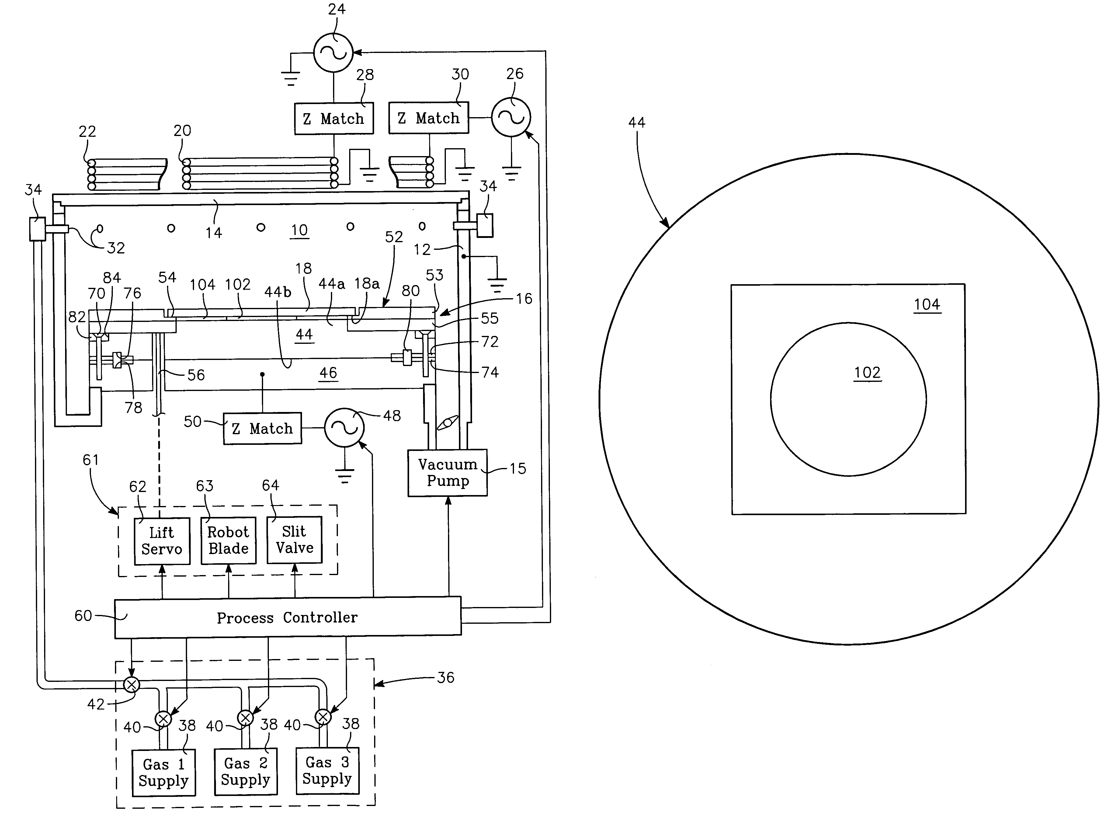 Mask etch plasma reactor with cathode providing a uniform distribution of etch rate