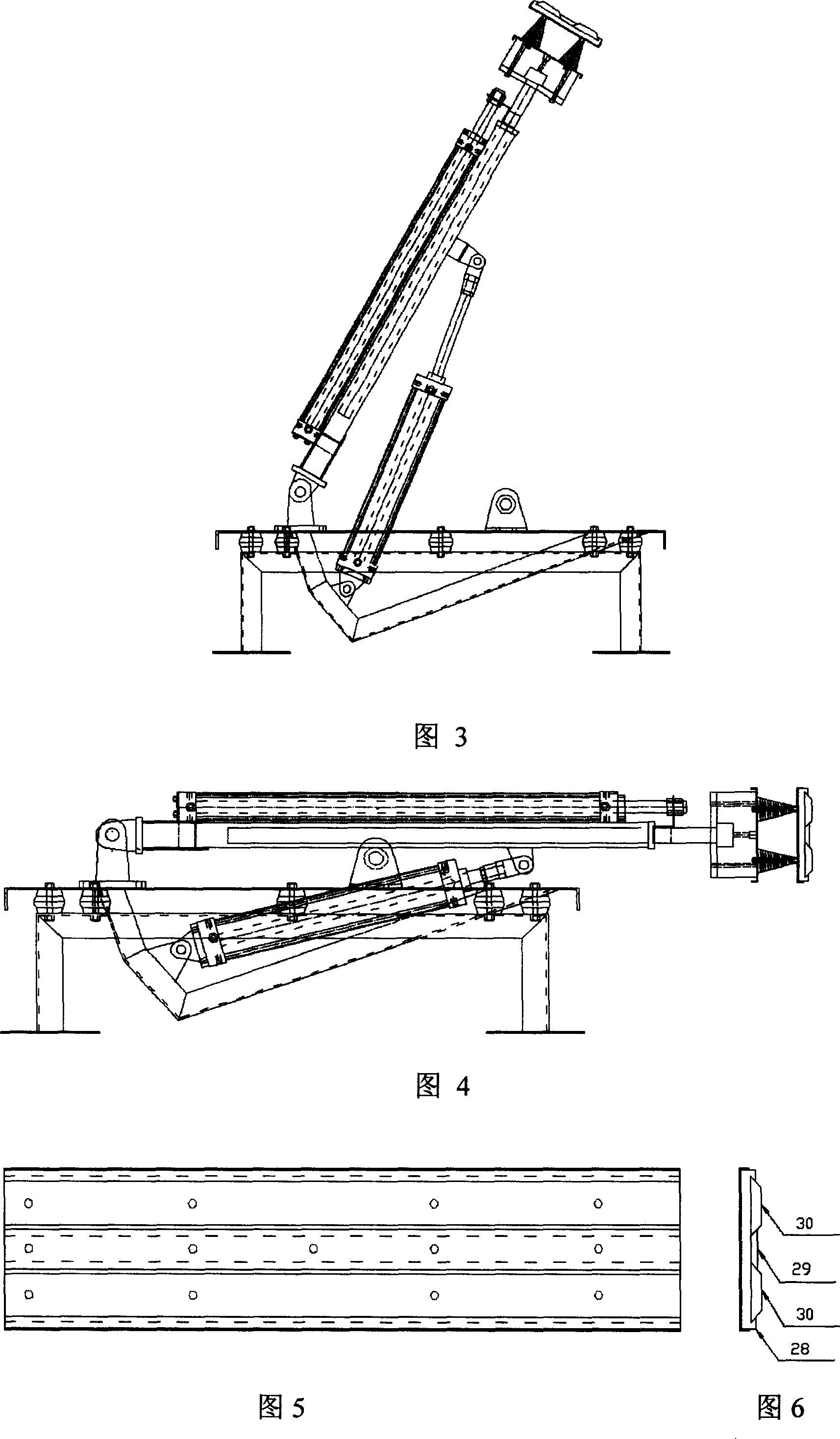 Bi slide cylinder horizontal bipolar current collector of electrially-propelled vehicle
