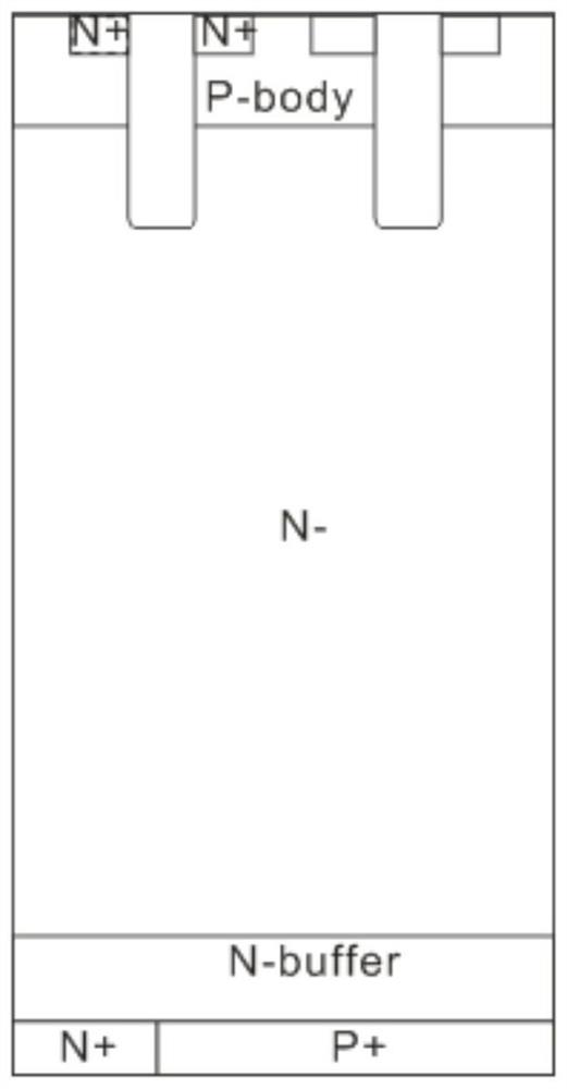 Oxidation groove alternate isolation type insulated gate bipolar transistor and preparation method thereof