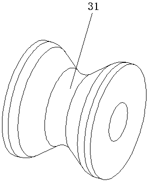 A glass fiber drawing bundle control system