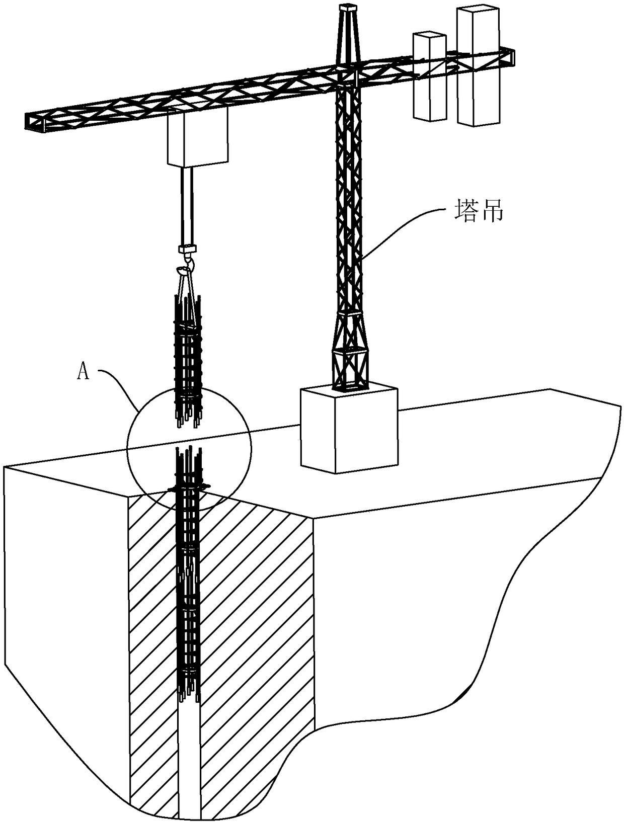 Reinforcement cage for drilled press-grouting piles and molding device thereof