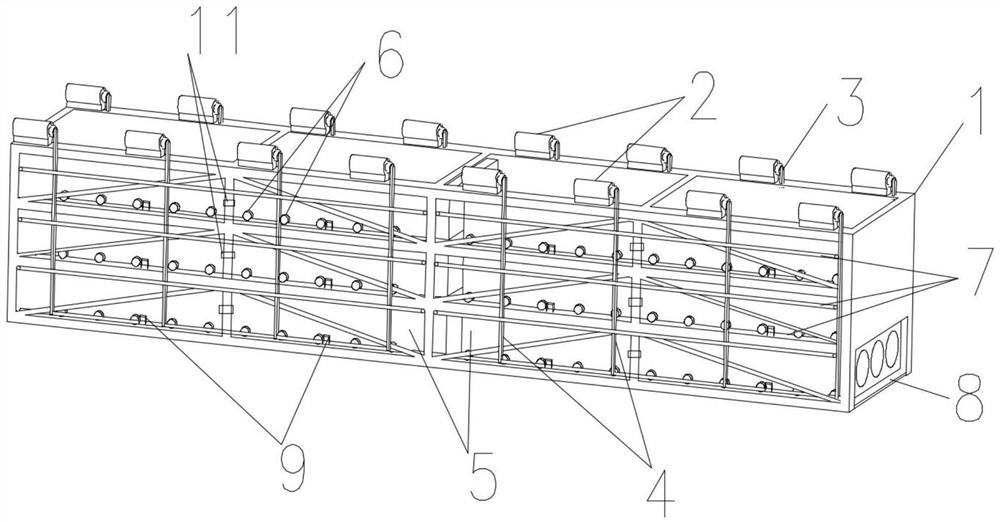 Robot device, system and distribution method for large-scale unmanned aerial vehicle logistics distribution operation