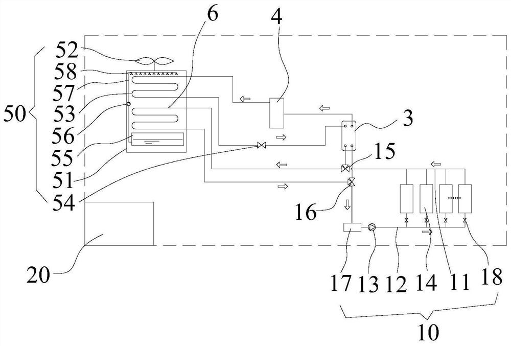 A kind of multi-connected air conditioning system and operation control method