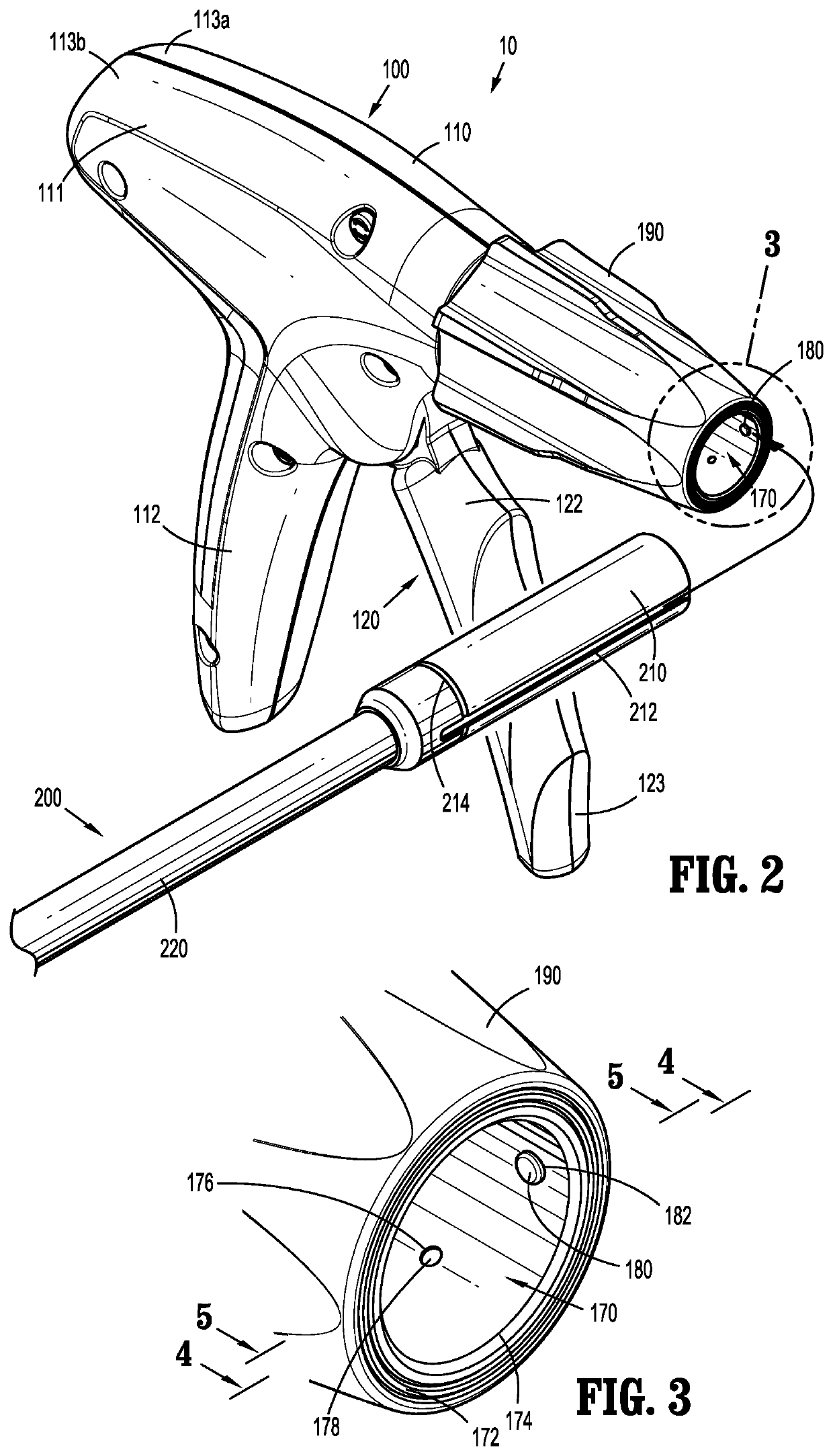 Endoscopic surgical instrument and handle assemblies for use therewith