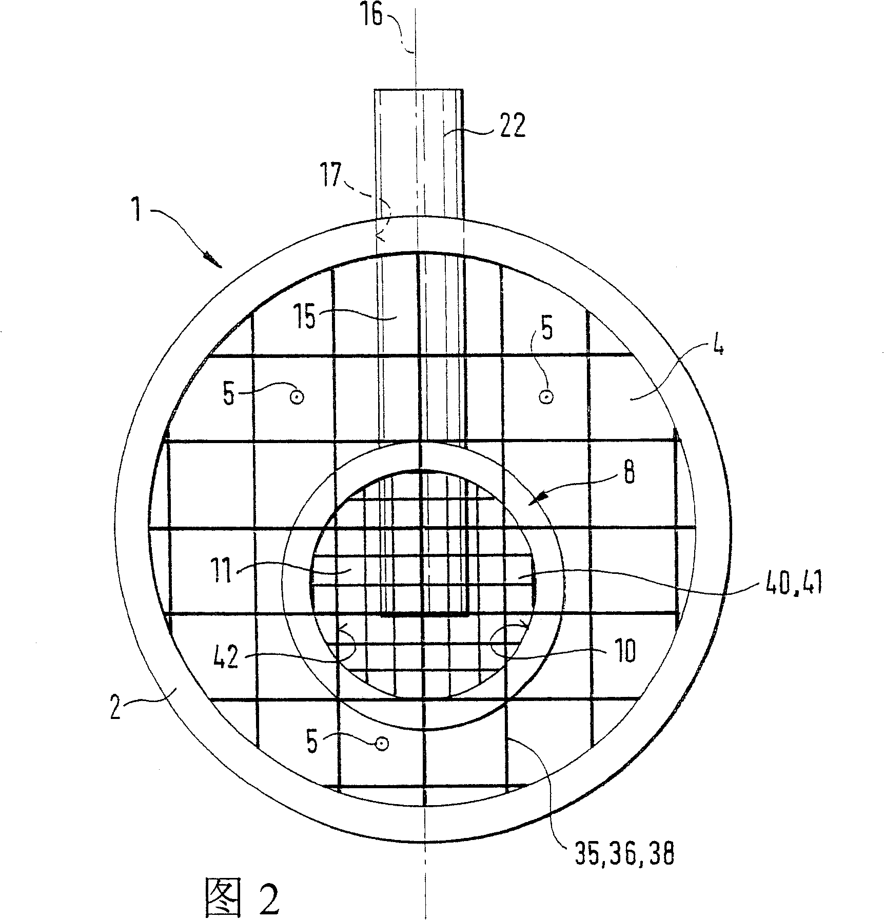 Device for determining at least one parameters of flowing gas-liquid mixture and use of low rectifier as condensation trap for liquid contained in gas stream