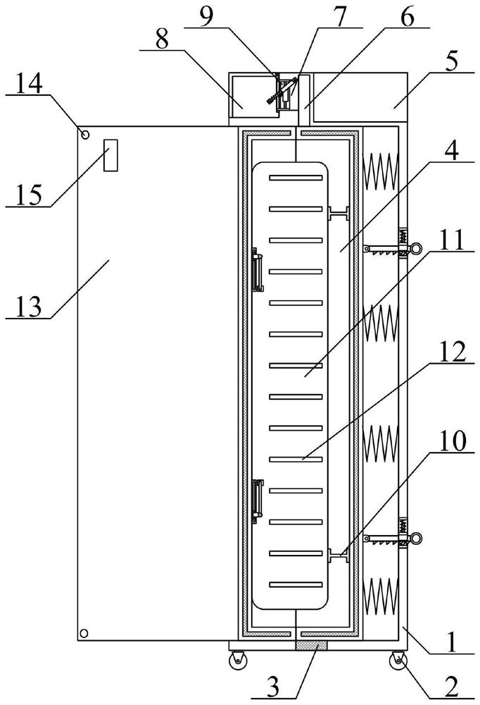 Air outlet device for heat storage type electric heater
