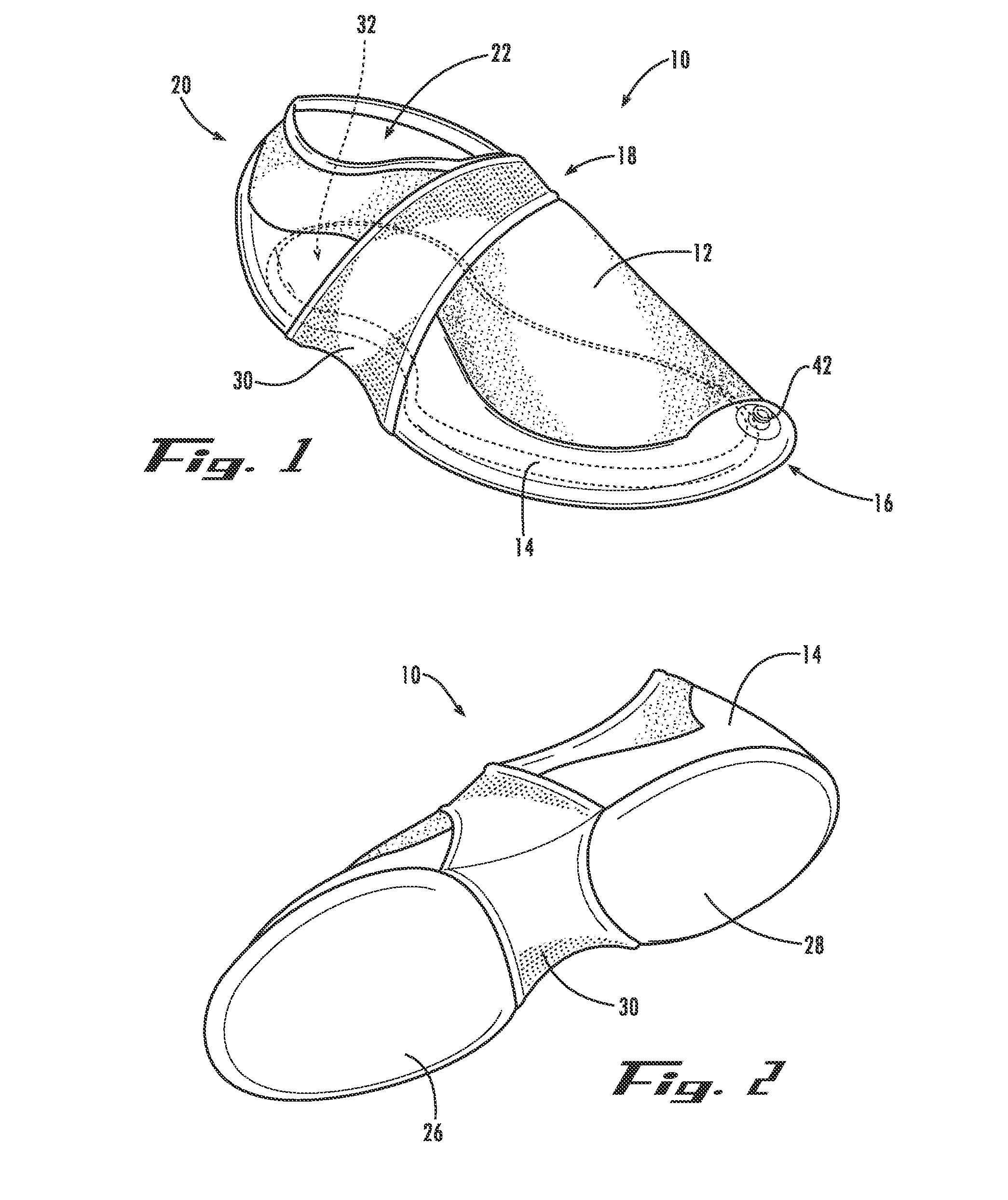 Foldable active shoe