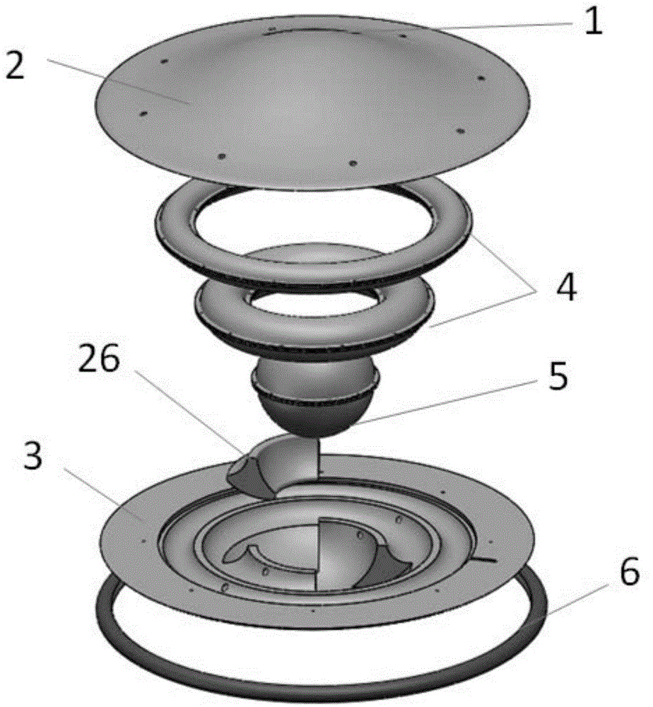 Circular-disc-shaped underwater glider and working method thereof