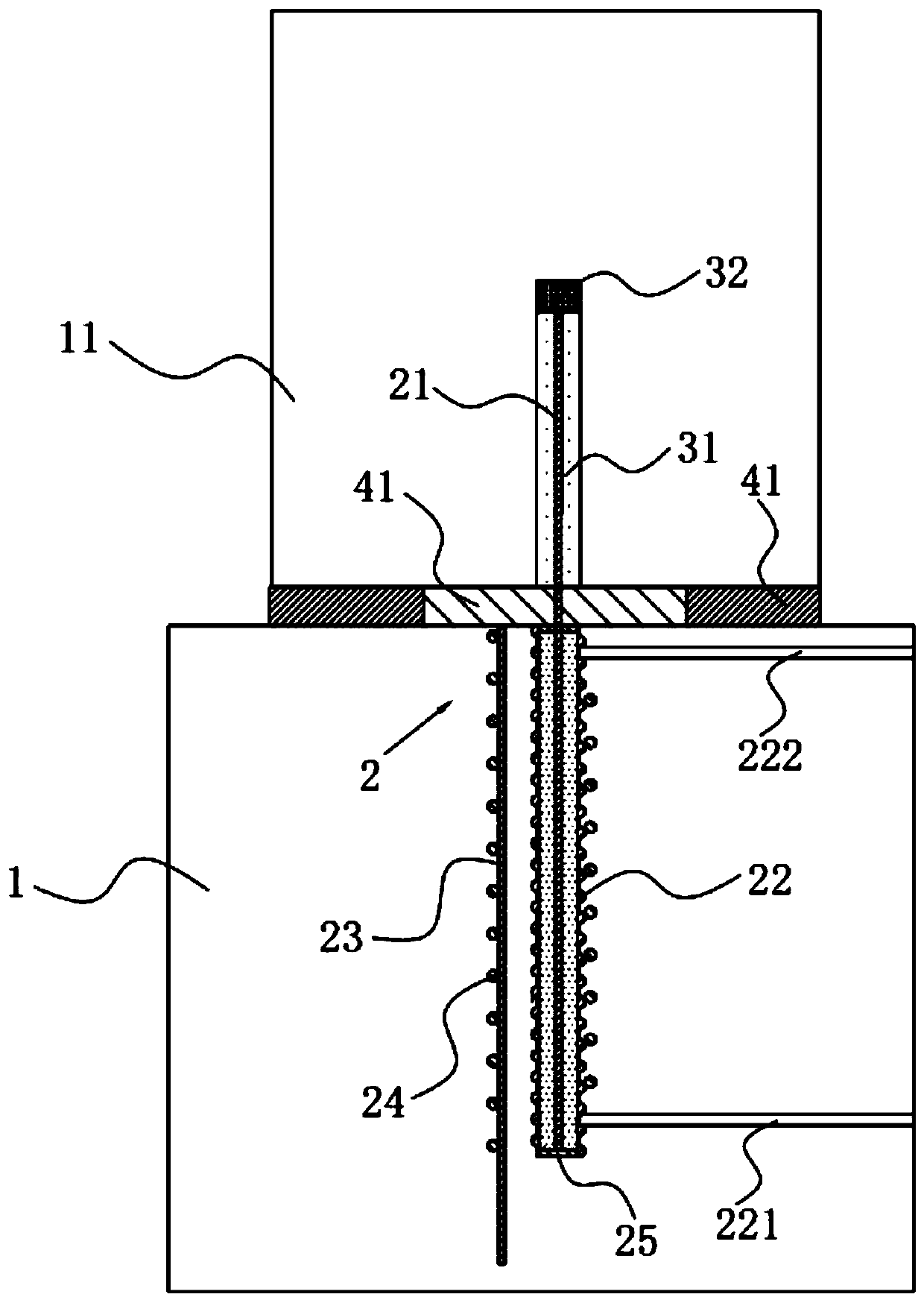 Bridge abutment construction method