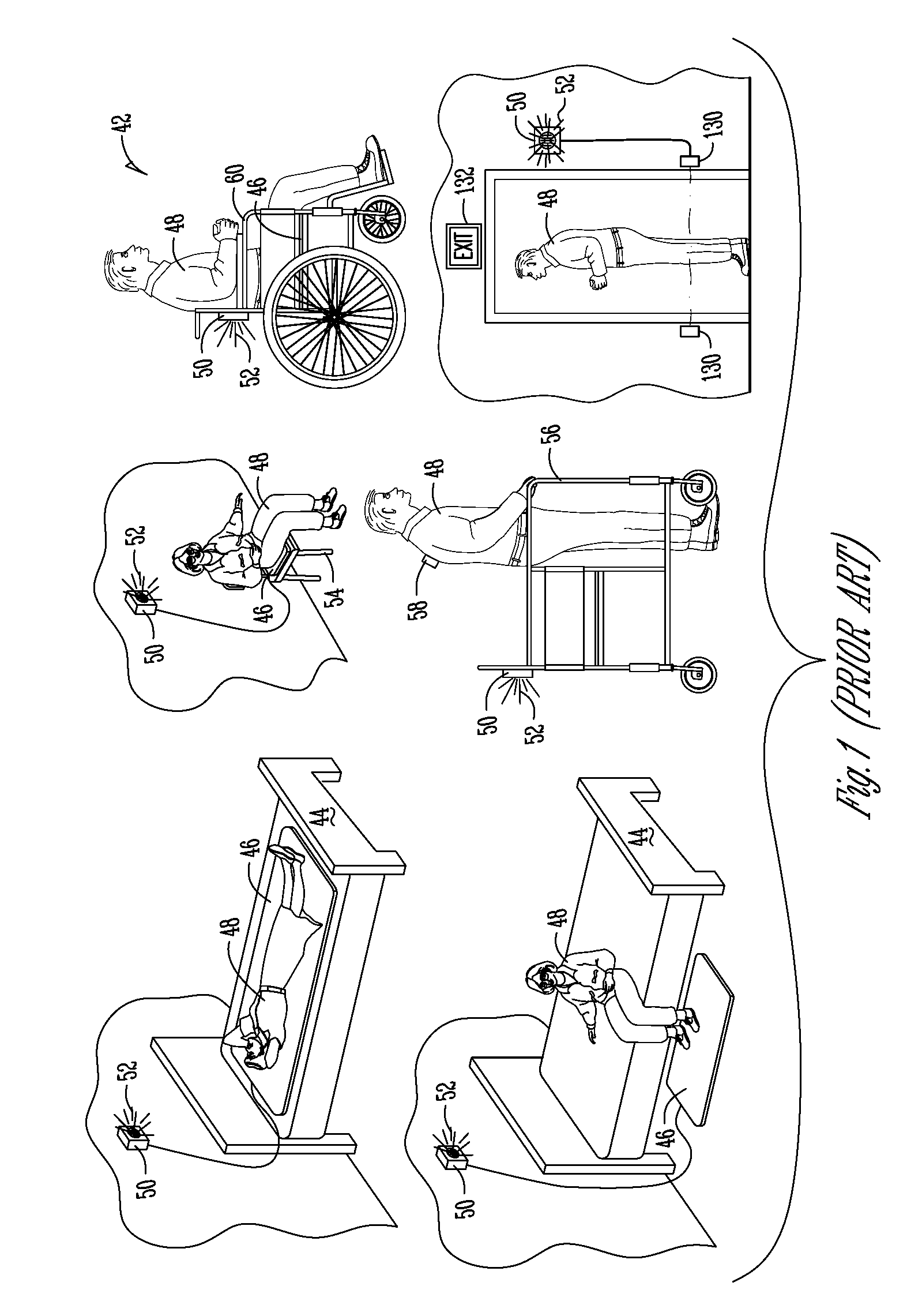 Medical device and method for preventing falls