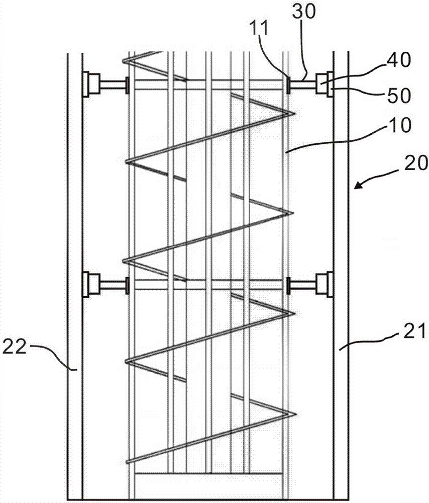 Cast-in-place pile reinforcement cage module and construction method thereof