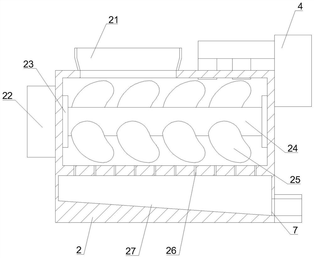 Industrial solid waste degradation device for geopolymer-based foam light soil production