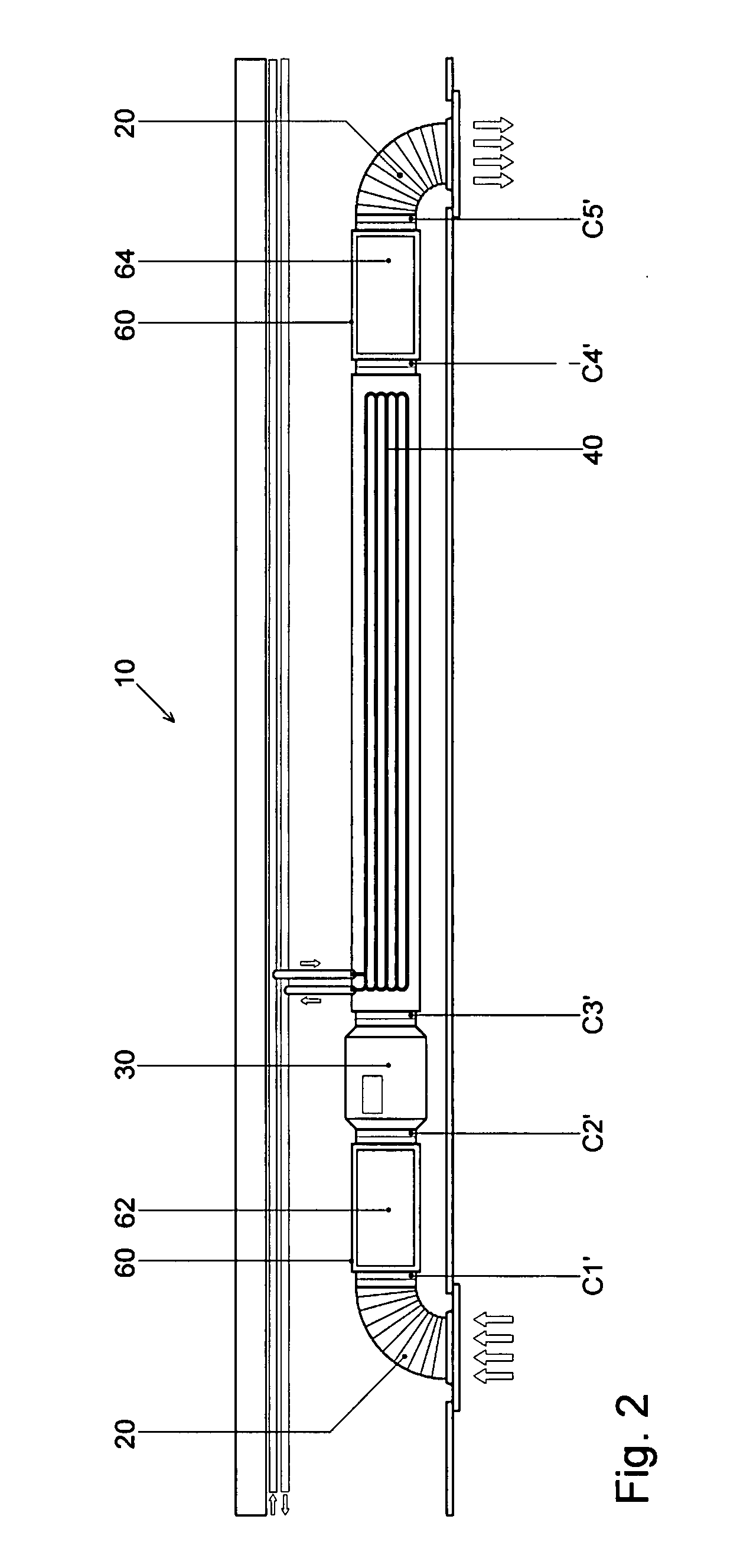 Climate-conditioning fan and coil apparatus