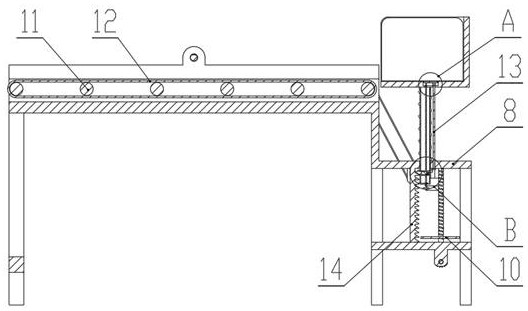 Quantitative conveying device for mask packaging device