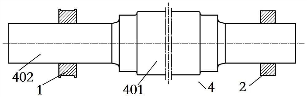 Anti-drifting device for differential heat treatment, differential temperature furnace and differential heat treatment method