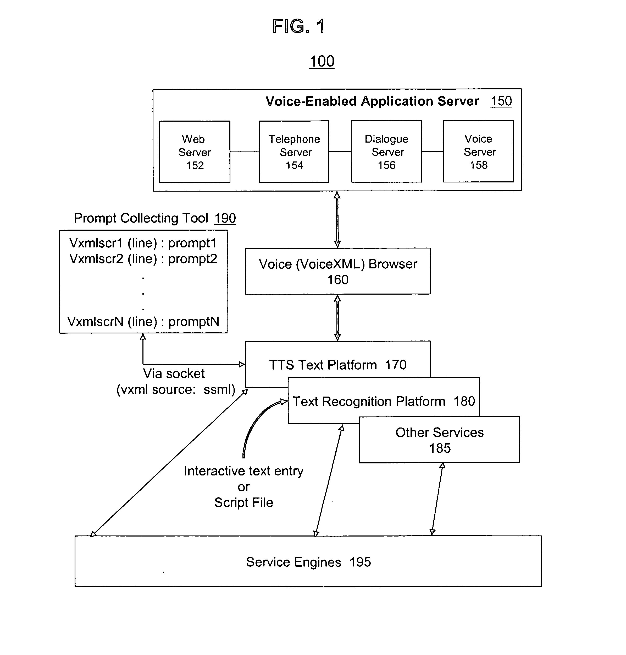 Method and system for collecting audio prompts in a dynamically generated voice application