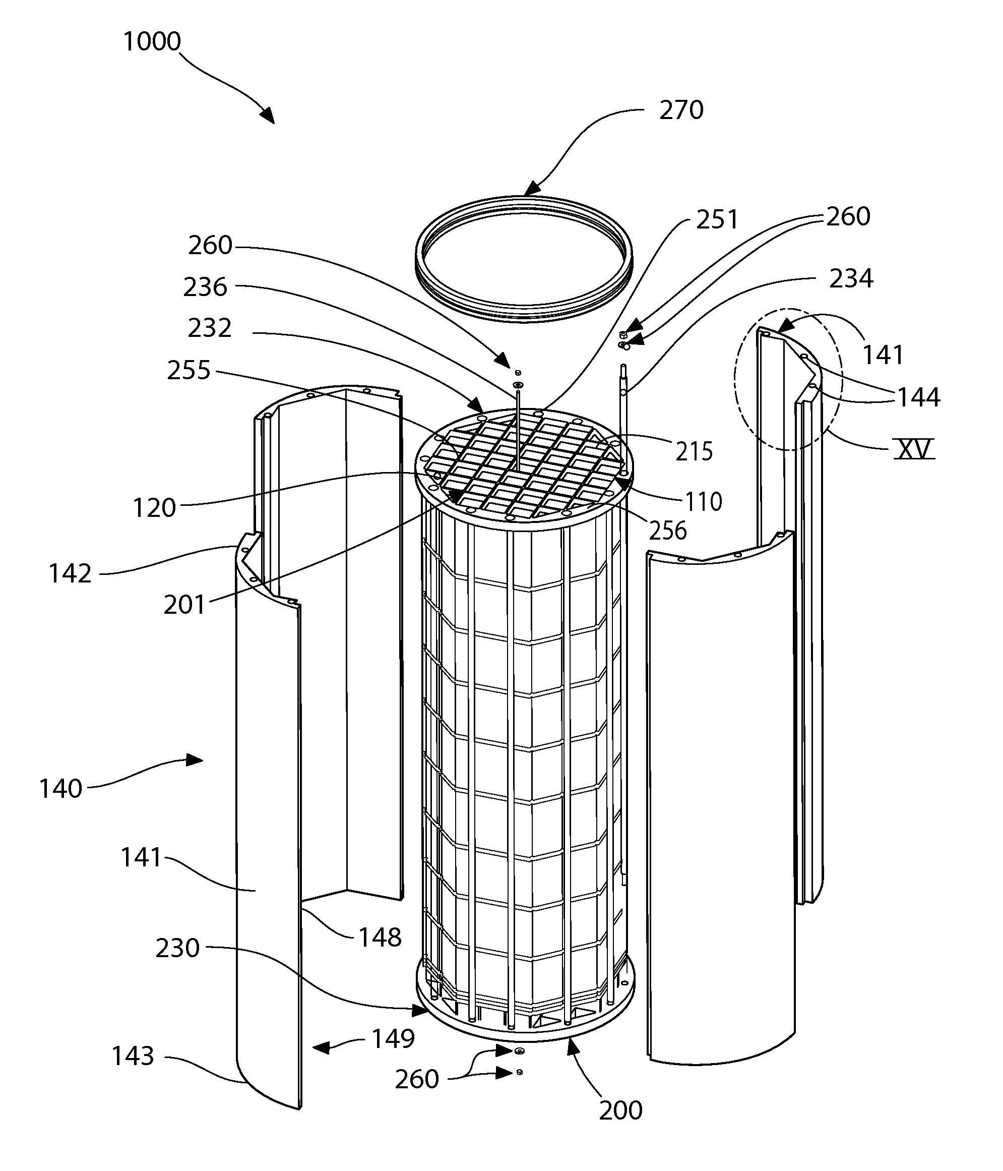 Nuclear fuel core, nuclear fuel cartridge, and methods of fueling and/or defueling a nuclear reactor
