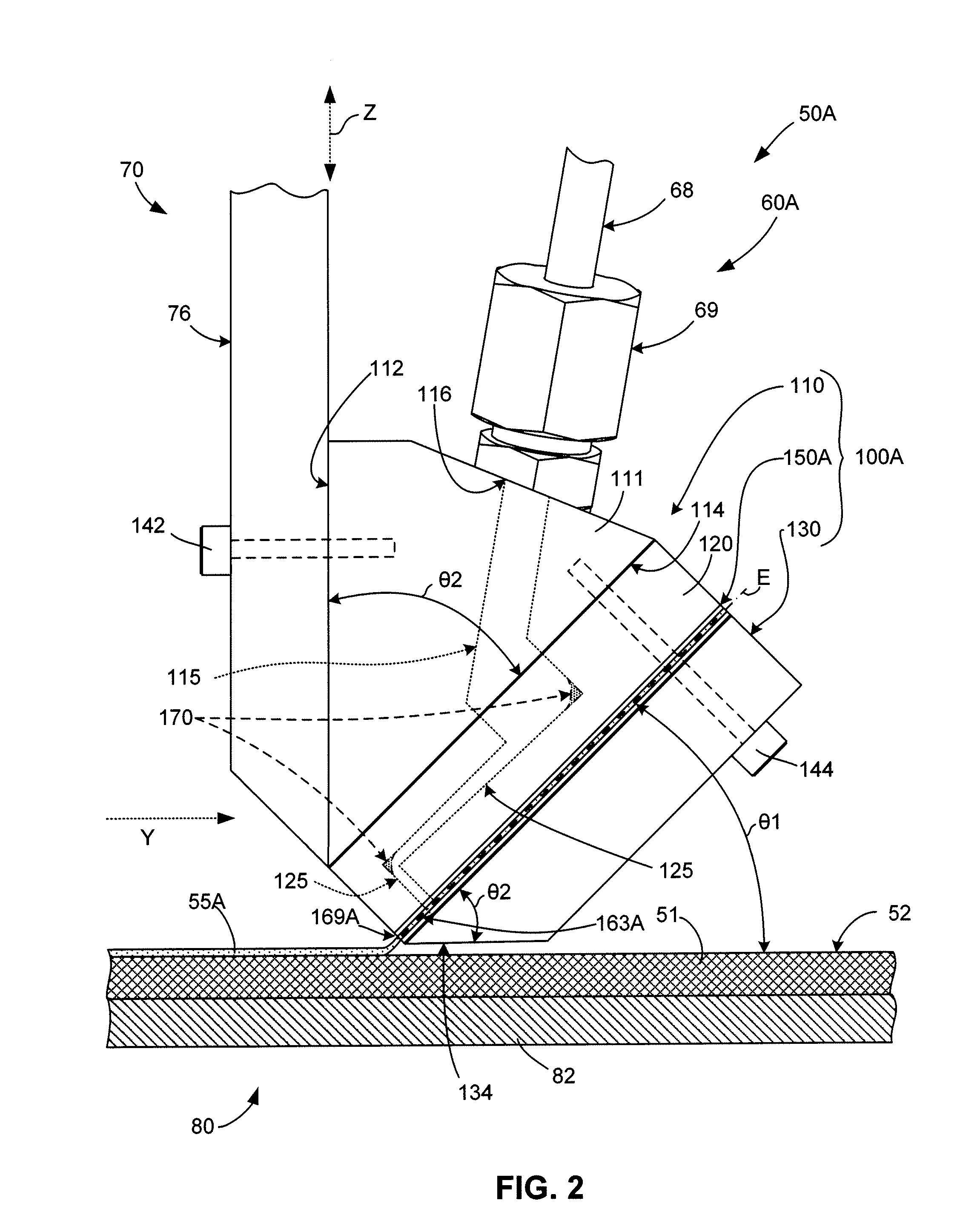 Micro-Extrusion Printhead Nozzle With Tapered Cross-Section