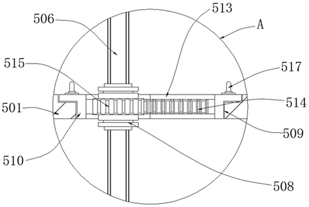 Rotor hole pushing equipment capable of avoiding excessive hole forming for three-phase motor machining