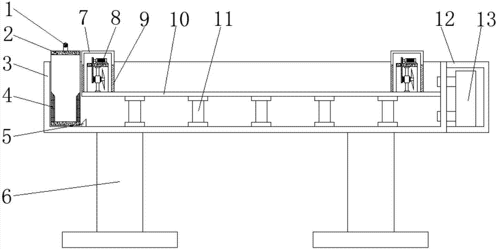 Steel tube inner surface pickling device