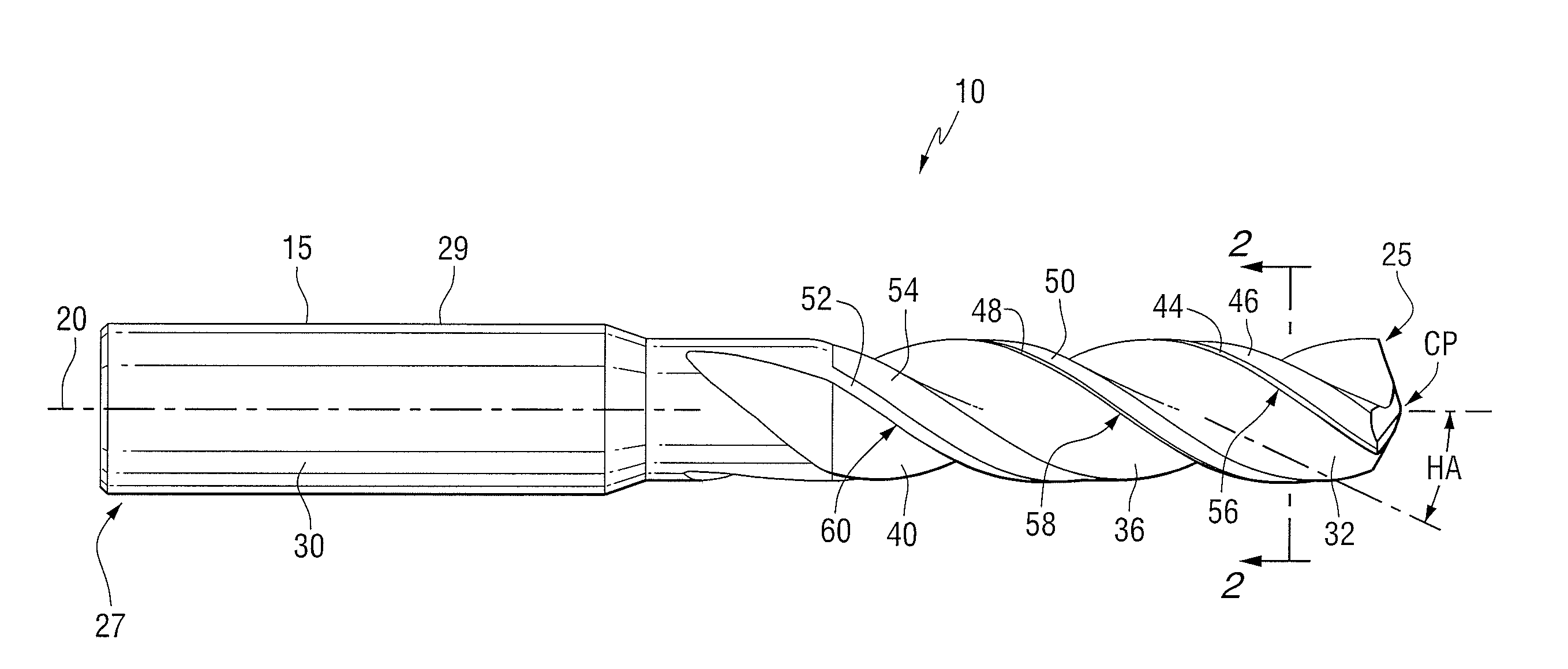 Cutting tool with unequal flute spacing