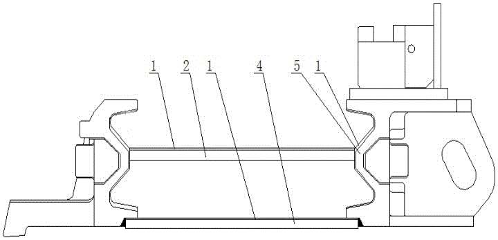 Melting compound process for abrasion-resistant layers of scraper plate conveyor and scraper plate conveyor with abrasion-resistant layers