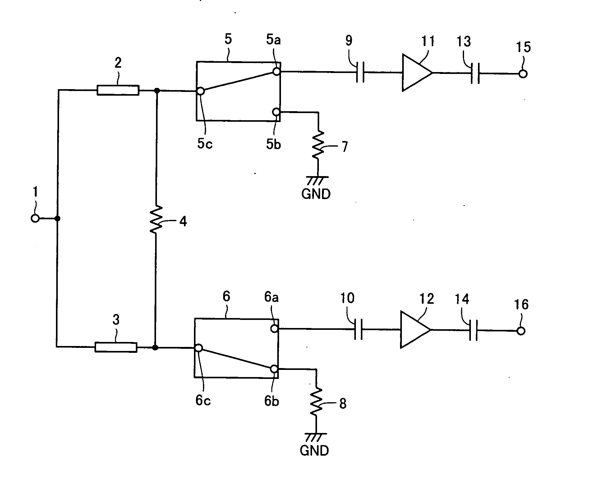 High-frequency distribution circuit for distributing high-frequency signal