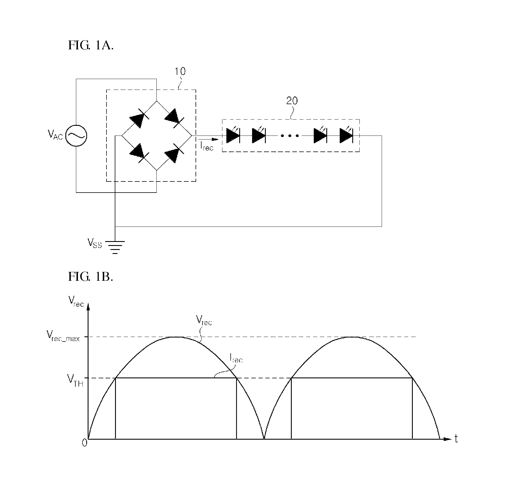 LED lighting apparatus with improved total harmonic distortion in source current