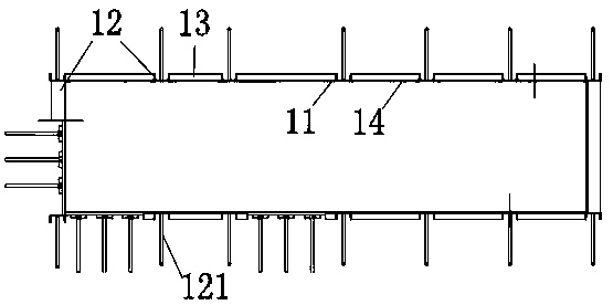 Inclined nuclear power plant transportation channel system and its construction method