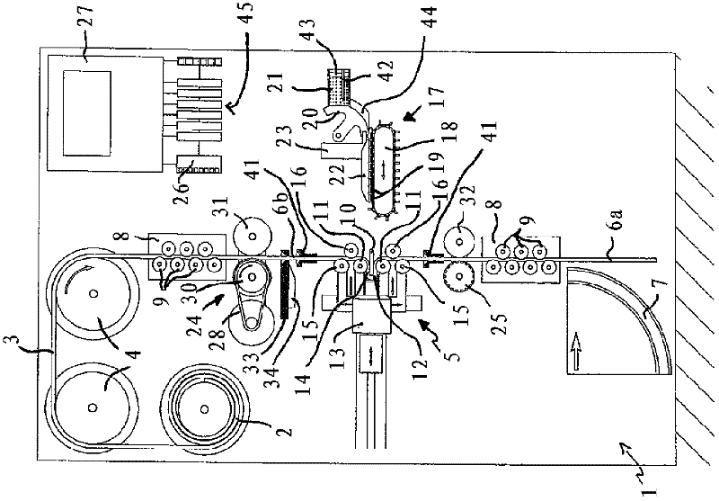 Apparatus and method for producing round brushes