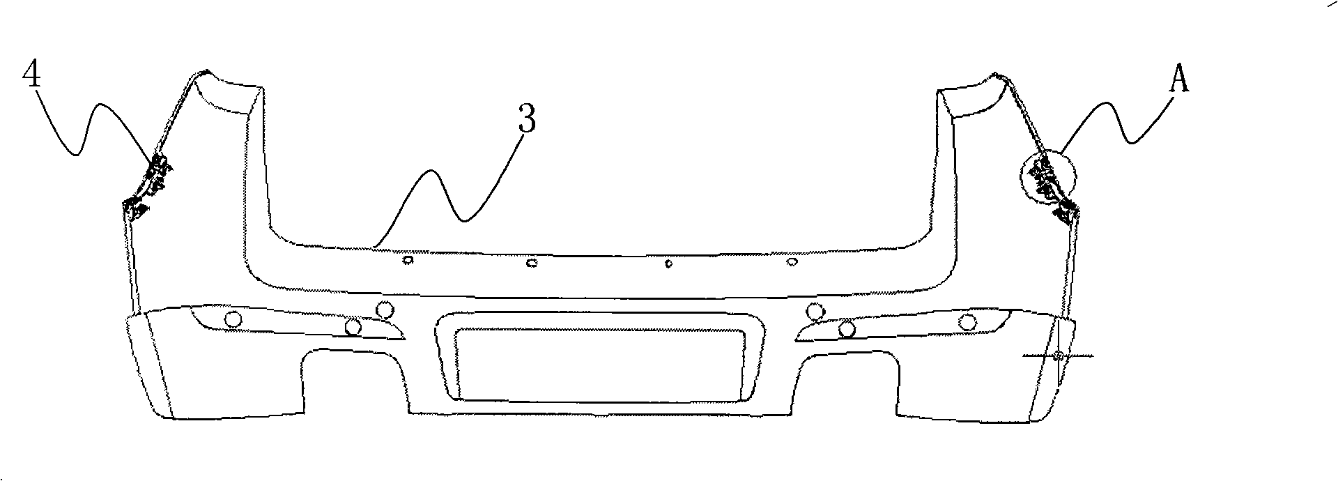 Fender-guard mounting structure