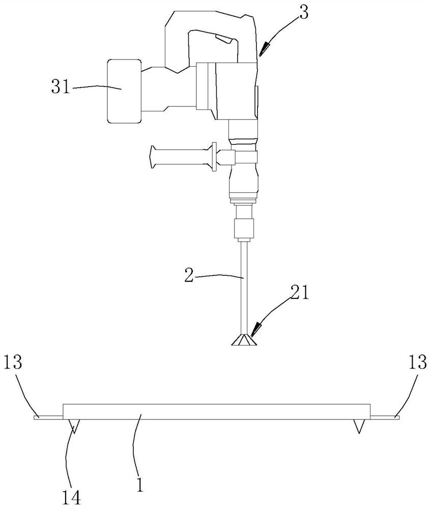 Rapid sampling device for water stable layer