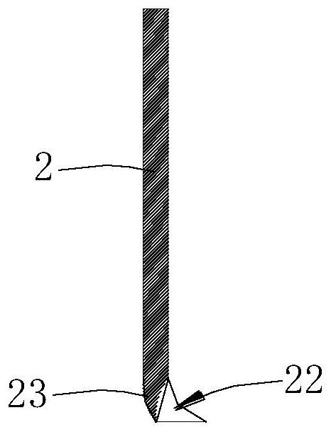 Rapid sampling device for water stable layer