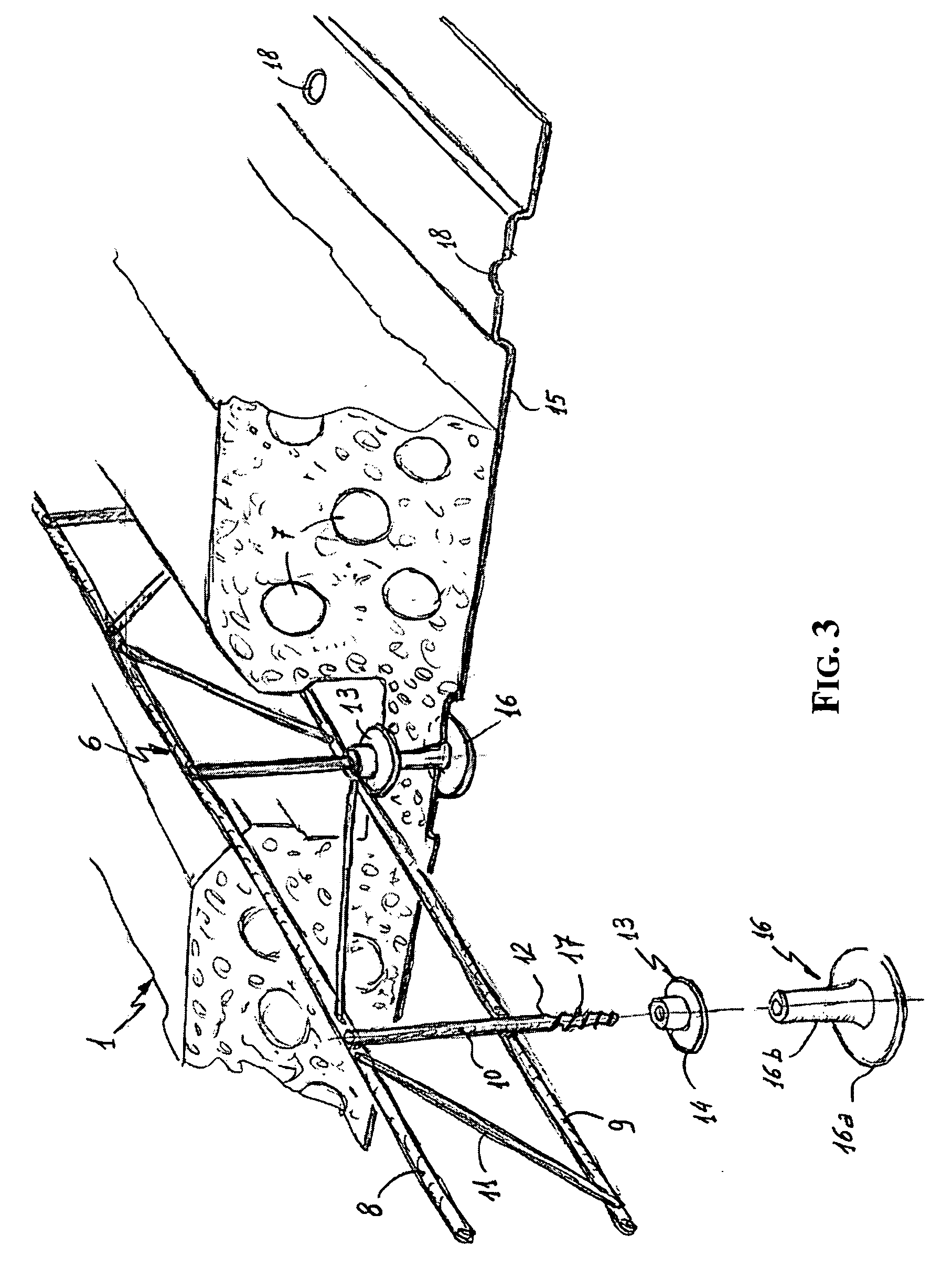 Composite article for constructing floors