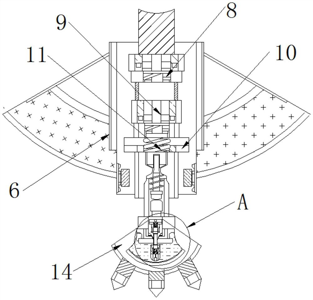 Agricultural wheat harvester capable of achieving straw smashing and returning to field