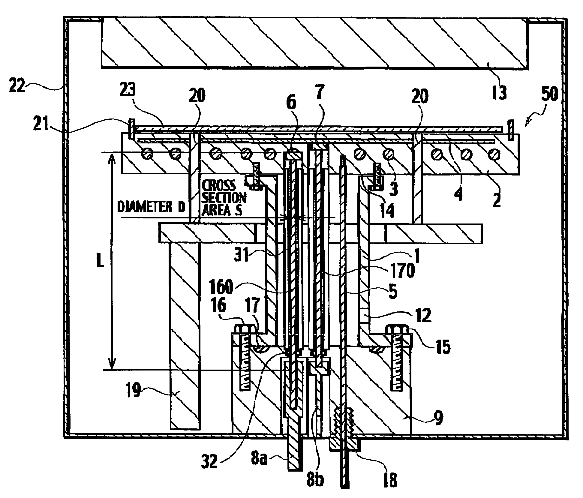 Power-supplying member and heating apparatus using the same