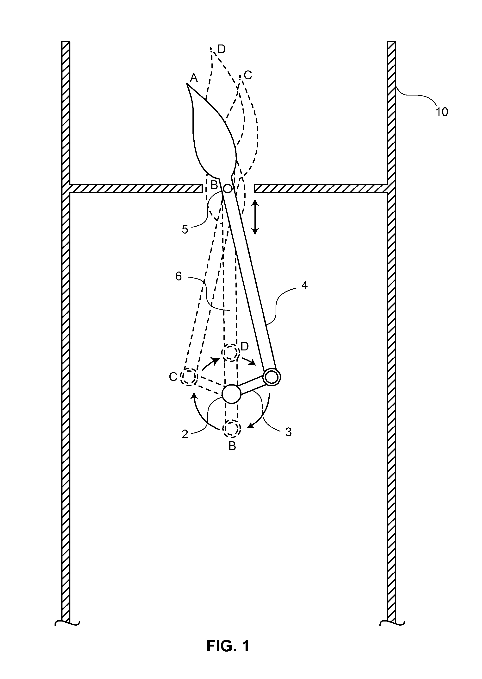 Flameless candle with simulated flame movement