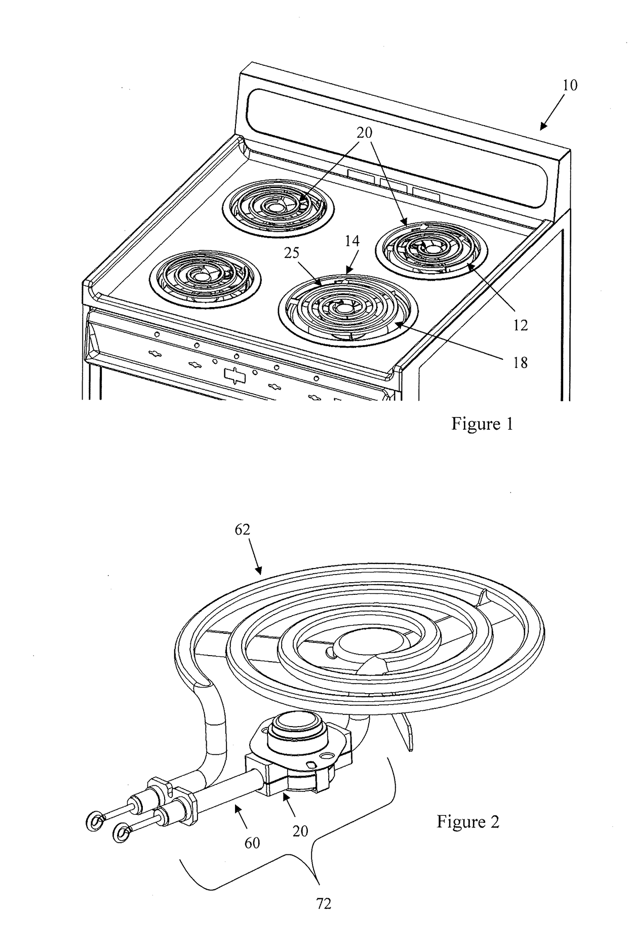 Method and Apparatus for Controlling Operation of Range Top Coils for Cooking