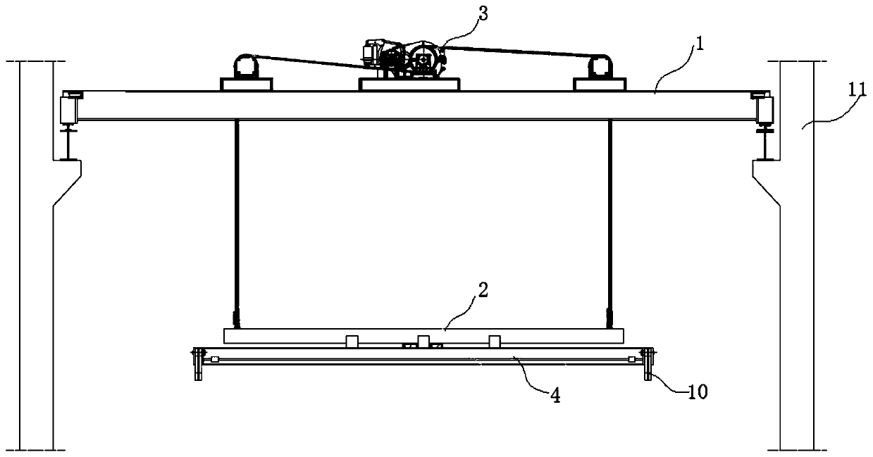 Rotatable chisel plugging and unplugging device for wall body material production