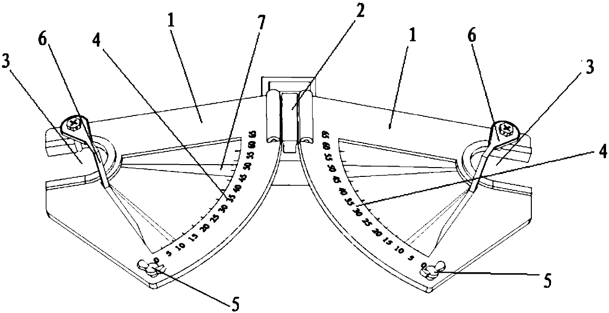 Measurement method and measurement device for rotation angles of aircraft windshield wipers