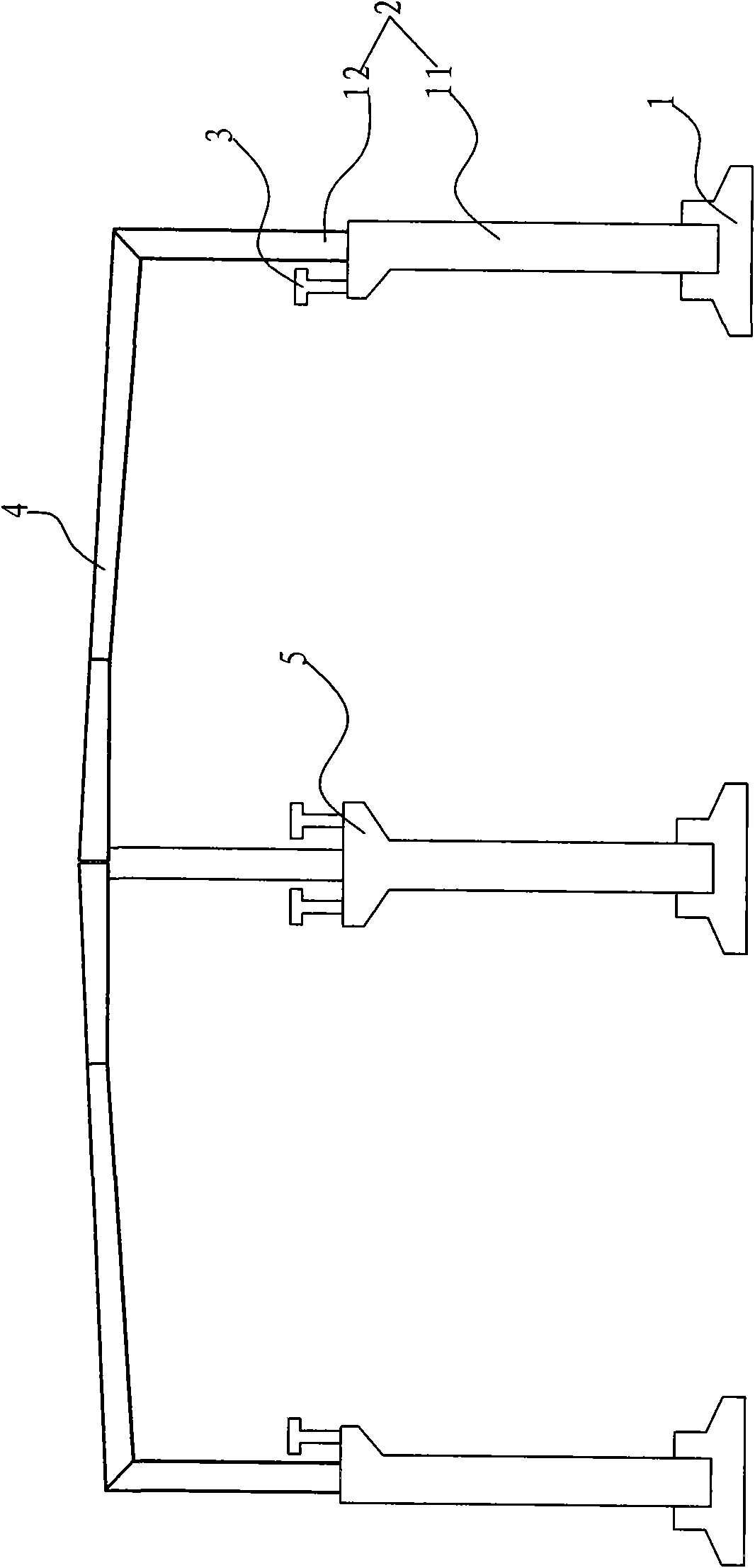 Single-layer plant mixed structure system with traveling crane and construction method