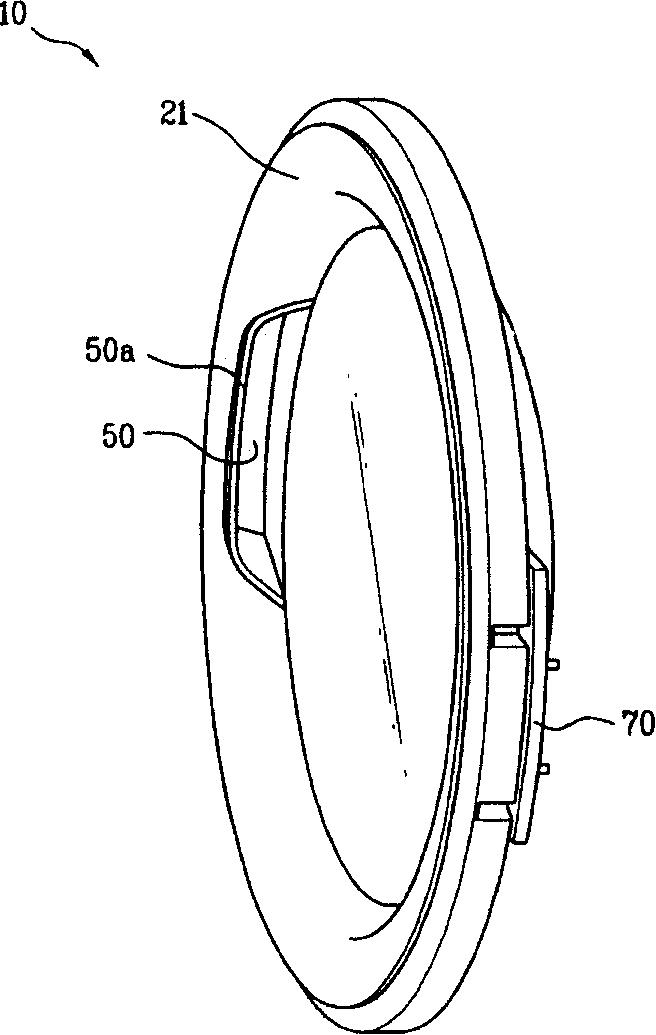Components for barrel washing machine door