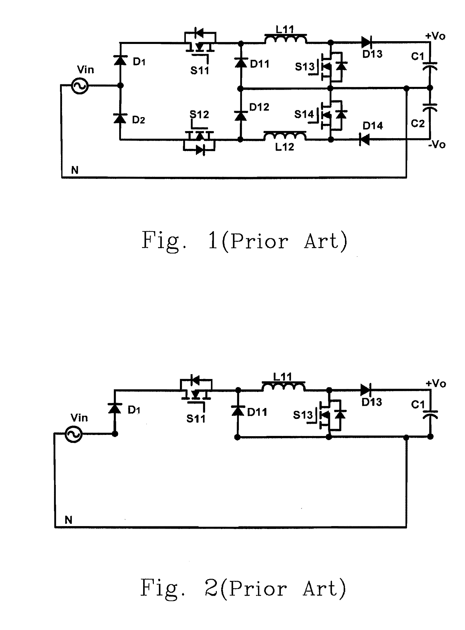 Single-phase and three-phase dual buck-boost/buck power factor correction circuits and controlling method thereof