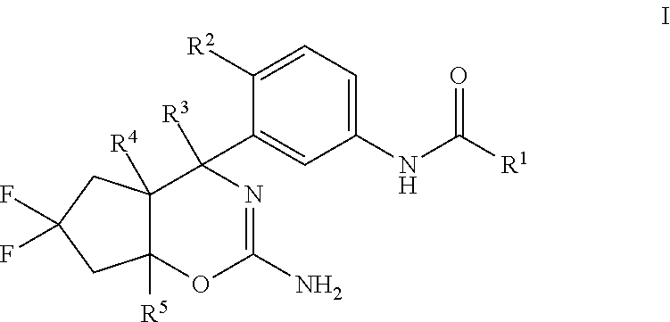 N-(3-(2-amino-6,6-difluoro-4,4a,5,6,7,7a-hexahydro-cyclopenta[e][1,3]oxazin-4-yl)-phenyl-amides as BACE1 inhibitors