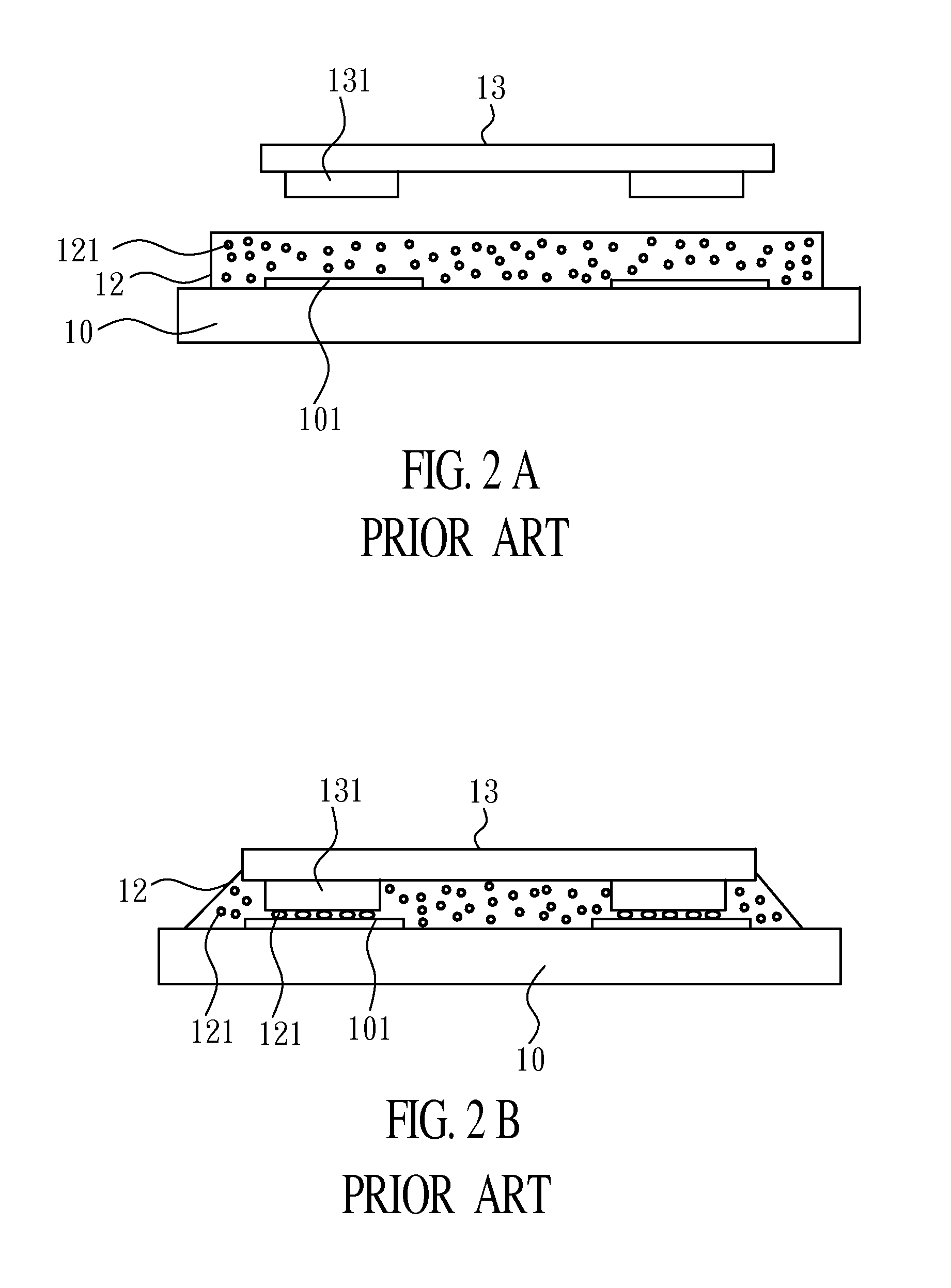 Connection structure for chip-on-glass driver IC and connection method therefor