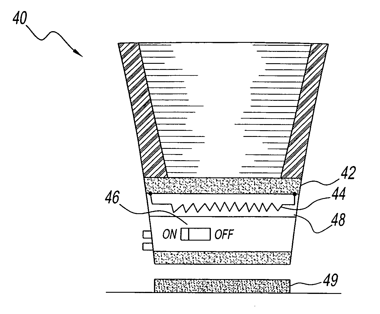 Cup and warming cup holder for a vehicle